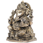 Handcrafted Brass Ganesha Idol for Pooja, Home Décor, and Gifting