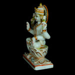 Marble Lakshmi Sitting ragaarts.myshopify.com