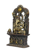 Ganesha sitting with sun