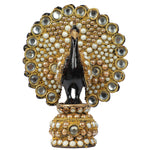 Dancing Peacock with moti work