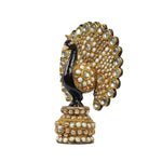 Dancing Peacock with moti work