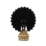 Dancing Peacock with moti work