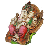 Culture Marble Ganesh Sitting on Base