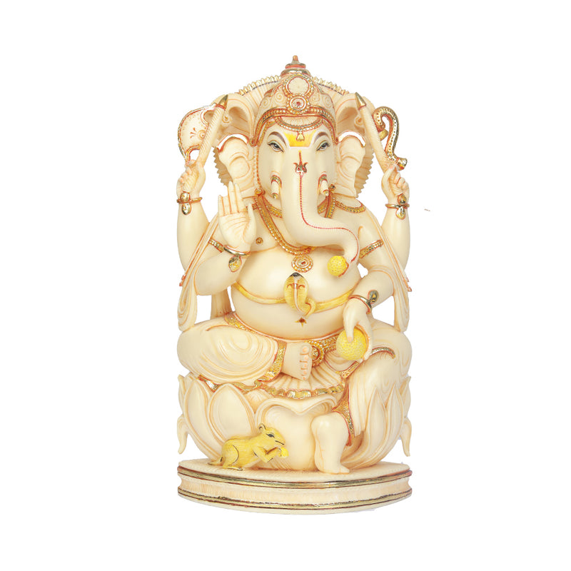 Ganesh on Lotus