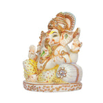 Culture Marble Ganesh Sitting with Masand