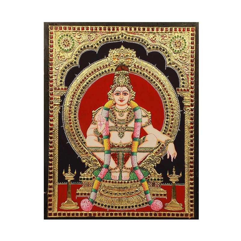 Ayyappan Tanjore Painting
