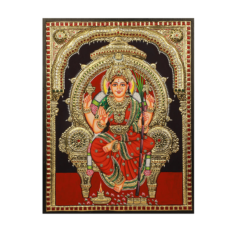 Tanjore Painting Rajarajeshwari
