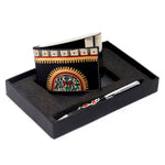 Wooden Pen & Card Holder