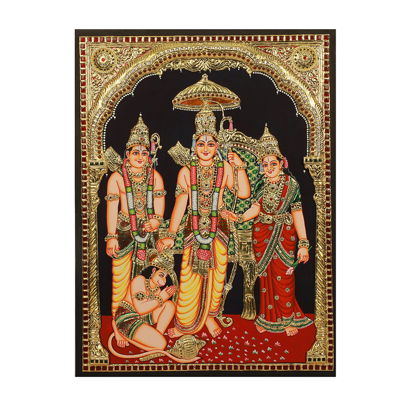 Tanjore Painting Kodanda Rama