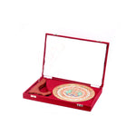 Marble Peacock Design Plate