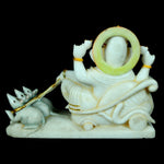 Marble Ganesha on Mouse Ratha ragaarts.myshopify.com