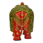 Carved & Painted Elephant ragaarts.myshopify.com