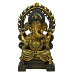 Ganesha With Prabhavali ragaarts.myshopify.com