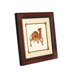 Camel Wooden Carving Frame