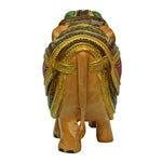 Carved & Painted Elephant ragaarts.myshopify.com