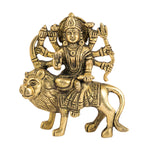 Durga Sitting On Lion