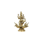 Brass Lakshmi 5 Diya Stand