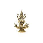 Brass Lakshmi 5 Diya Stand