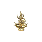 Brass Lakshmi 5 Diya Stand
