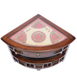 corner makeup vanity