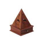 Wooden Dhoop Box Temple design With Drawer