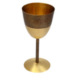 Brs Hammered Goblet Glass ragaarts.myshopify.com