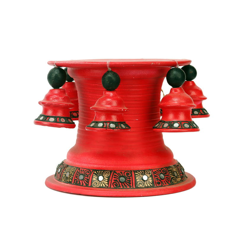 Terracotta Urli Stand Painted