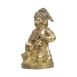 Brass Hanuman Sitting Idol