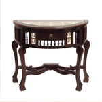 Wooden Console Table With Dhokra Art