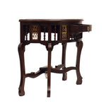 Wooden Console Table With Dhokra Art