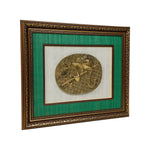 Brass Flute Ganesh With Wooden Frame