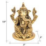 Ganesha Sitting On Base