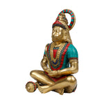 Brass Hanuman Sitting