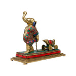 Brass Ganesh Chariot Rath