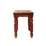 Wooden Side Table With Enla Work