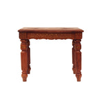Wooden Side Table With Enla Work