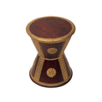 Wooden Sitting Dambur Brass Jali 