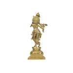 Handcrafted Brass Krishna Standing Idol