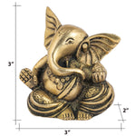 Ganesha Sitting On Twisted Neck