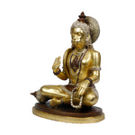 Brass Hanuman Sitting Idol