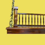 wooden jhula swing