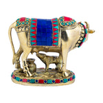 Cow and Calf With Stone finish