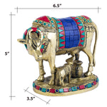 Cow and Calf With Stone finish