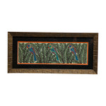 Birds In Nature - Madhubani Panting - Horizontal