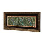 Birds In Nature - Madhubani Panting - Horizontal