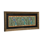 Birds In Nature - Madhubani Panting - Horizontal