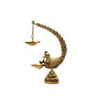 Brass Bird Diya - Lamp