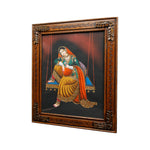 Lady On Swing Canvas Painting