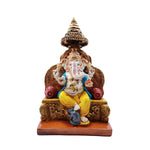 Chhatri Ganesha Sitting On Diwan