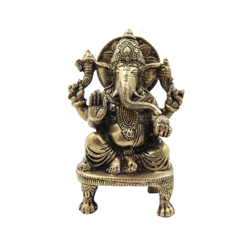 Ganesha Sitting on Chowki